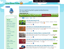 Tablet Screenshot of littlegreentrade.com